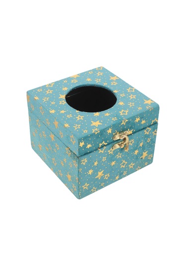 Vintage Mendil Kutusu Kapağı Dekoratif Mendil Kutusu Tutucu Araba Kullanımı Kadife Malzeme 1 Adet