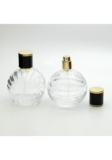 Parfüm Şişesi 100 Ml 5 Adet Top Desenli Model Kolay Kapama