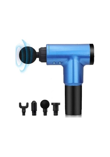 Three Beans Au Fiş Mavi Elektrikli Fasya Gun Masaj Tabancası Kas Gevşeme Boyun Masajı Spor Ev Etkileyici Tabancası Az14398 Syf6gp Çok Renkli