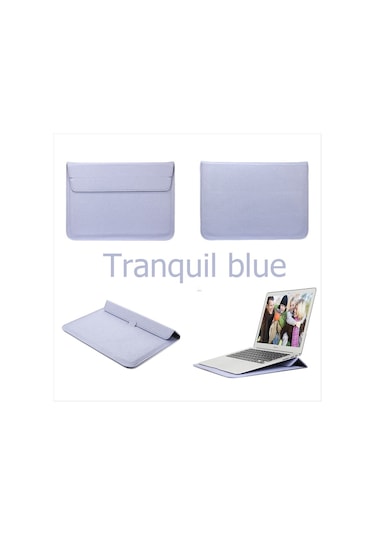 GubisiStore Sakin Mavi-yeni Magicbook X14-huaweı Matebook İçin 14 S 14 D14 D 15 15.6 Dizüstü Pu Kol Çantası Huawei Honor M