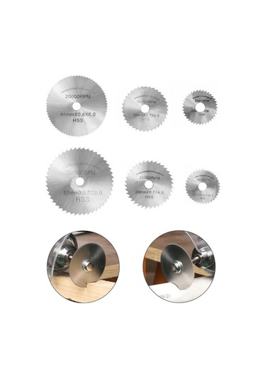 Tongxida 7 Parça Hss Dairesel Testere Bıçak Seti - Ahşap/plastik/metal Kesim