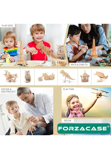 3d Ahşap Mekanik Uçan At Bulmaca Puzzle Yapboz 83 Parça - Fc334