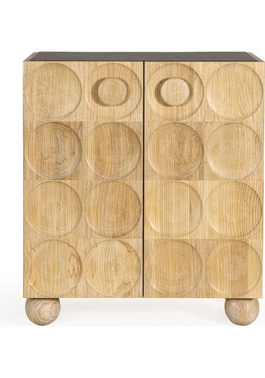 Circles Ahşap Bar Dolabı 001