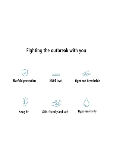 Skycity Yenilendiği Silikon Maske, Kn95 Filtre 3 Adet , 5 Katlı Filtreleme, Toz-puç-singara Karşı, Yüksek Verimli, Solunum Kolay