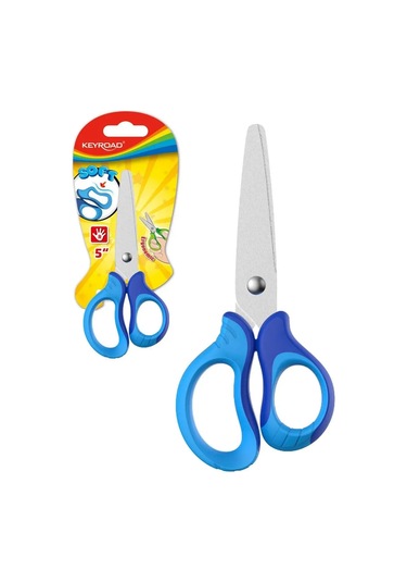 Keyroad Okul İçin Makas. Güvenli, Yuvarlatılmış Bıçaklara Sahip. 161109185