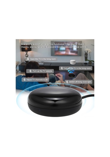 Xindoker Qra2 Akıllı Ev Ev Aletleri Kumandası - Tv, Klima, Fan Kontrolü, Wi-fi İle Uzak Erişim, Alexa Ve Google Asistan Desteği, Tuya Uygulaması, Siyah