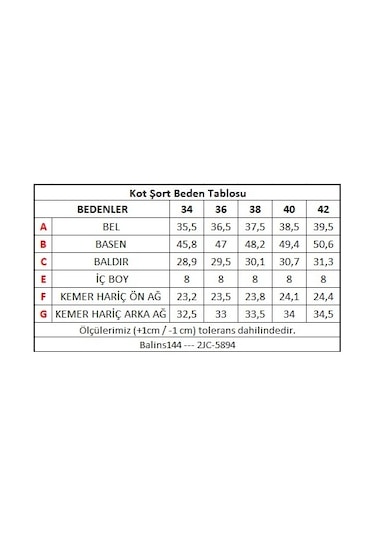 Balins Kadın Kot Şort Gri