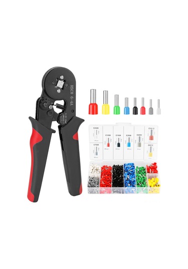 Xindoker "yüksek Kaliteli Ferrule Pense Seti - 1200 Adet Terminal Ve Taşıma Kutusu Dahil"
