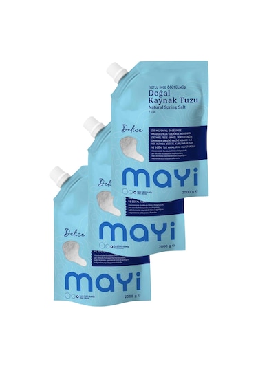 Mayi Tuz İyotlu İnce Kaynak Tuzu 3 x 2 KG