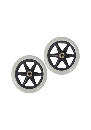 Suntek 2 Parça Tekerlekli Sandalye Yedek Tekerlekler Gri-6-inç