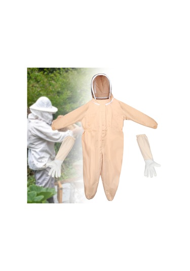 Suntek Eldivenli Arıcılık Kıyafeti Kapşonlu İş Büyük