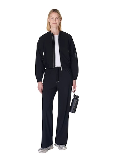 Sweaty Betty Sweaty Betty Explorer Wide Leg 30 Trouser Kadın Siyah Pantolon Blk Siyah