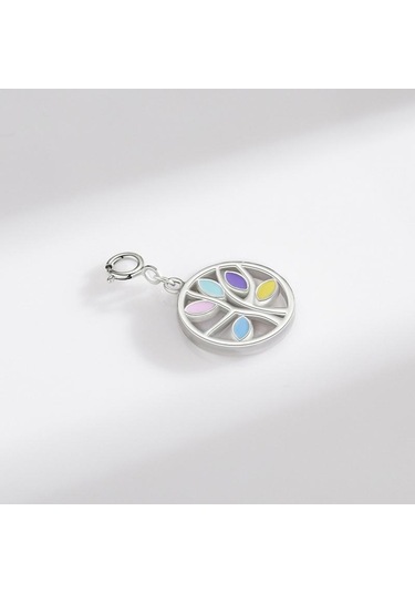 Tancise 925 Ayar Gümüş Klasik Moda Kişilik Kadın Kolye Moda Hediye Çok Renkli
