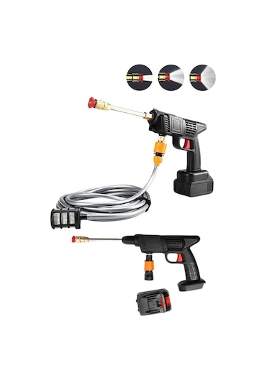 Akülü Oto Araç Yıkama Yüksek Basınçlı Araba Yıkama Makinesi Şarjlı