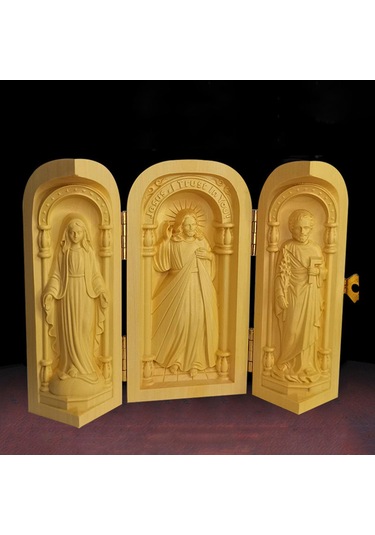 Dolıty Ahşap Oyma Süsler Oturma Odası Ofisi Için Küçük 13cmx10cm