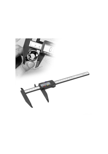 Gajeena 200mm Karbon Fiber Elektronik Dijital Kaliper, Büyük Lcd Ekranlı, Metrik/inç Dönüştürücü, Hassas Ölçüm Aleti