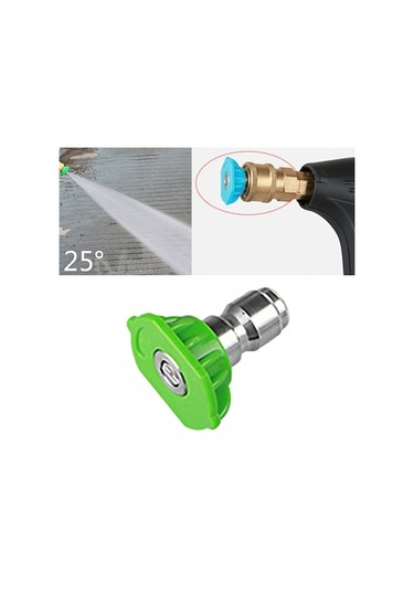 Sones Yüksek Basınçlı Araba Yıkama Tabancası Jet Nozul Yıkama Aksesuarları, Nozul Açısı: 25 Derece