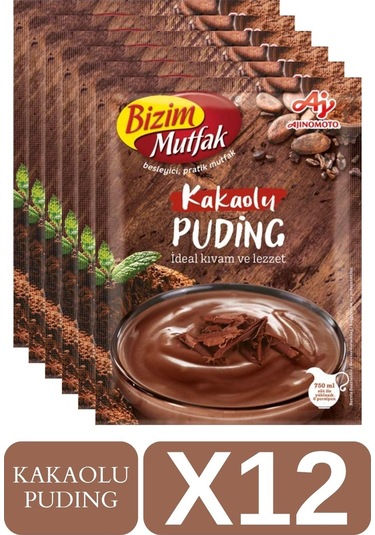 Bizim Mutfak Kakaolu Puding 12 x 143 G