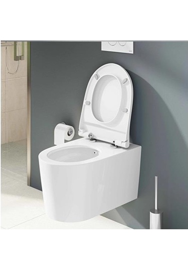 Nest Quantum Flush Soft Klozet Kap-dp-byz Metal Menteşeli Beyaz 220-003r009