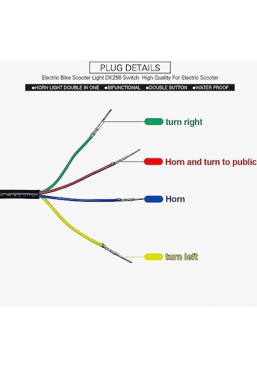 Novahub Elektrikli Bisiklet Kompakt Işık Ve Korna Anahtarı - Sinyal Butonu - Siyah Pp+tpr Materyal