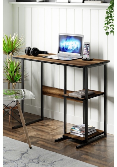 Msr2 Metal Ayaklı Bilgisayar Çalışma Masası - Ceviz Msr2 Ceviz