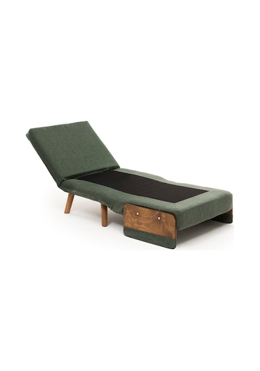 Pafu Cosmo Tekli Katlanır Yataklı Koltuk - Keten Haki Haki