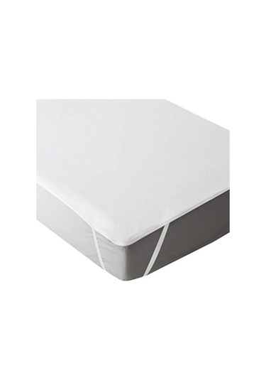 Evony Çift Kişilik Alez 150x200 Cm Sıvı Geçirmez Yatak Koruyucu Micro Kumaş Beyaz