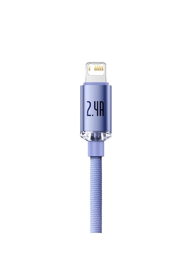 Baseus Crystal 2.4a Usb-a To Lightning 1.2m Kablo-mor