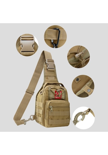 Suya Dayanıklı Omuz Yürüyüş için Çok İşlevli Seyahat Çantası C