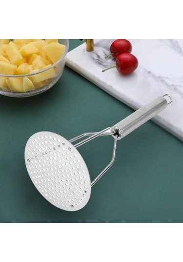 Patates Kırıcı Pratik Aşındırıcı Olmayan Yeniden Kullanılabilir Paslanmaz Çelik Ezici Fırında Mağaza Temini