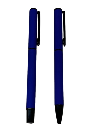 Mavi Tükenmez Roller İmza Kalemi İkili Set 1823la