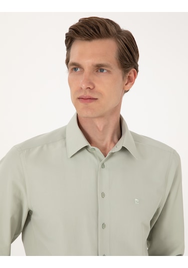 Pierre Cardin Erkek Yeşil Gömlek Basic 50316734-vr054 Yeşil