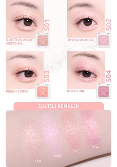 Perıpera Heart Pocket Single S03 Peach Force