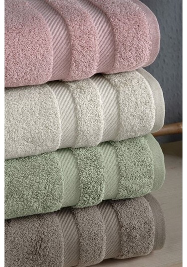 Altınbaşak Jakarlı 4 Lü 50x90 El Havlusu Nori Renkli