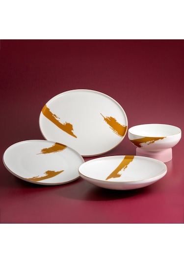 Jumbo Glow 24 Parça 6 Kişilik Yemek Takımı