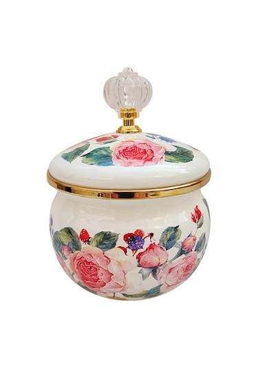 Suntek Ev Kahve Bar Tezgahı İçin Kapaklı Şekerlik