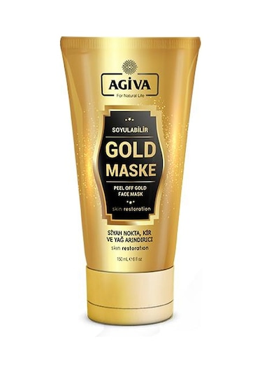 Agiva Soyulabilir Gold Maske 150 Ml