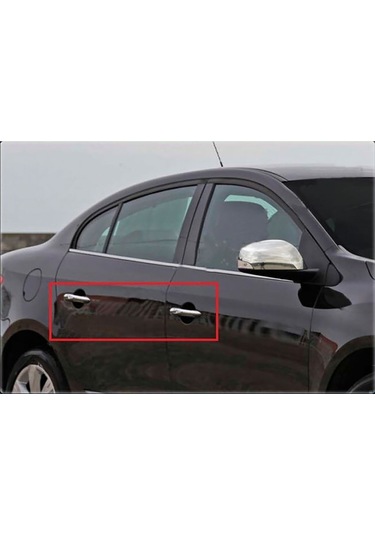 Renault Fluence Krom Kapı Kolu 4 Kapı 2010 ve Üzeri Paslanmaz Çel