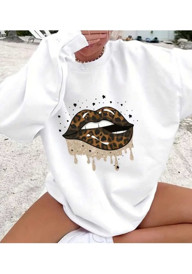 Unisex 2ip Şardonlu Bunny Baskılı Kırmızı Kapuşonlu Oversize Sweatshirt Kırmızıbunny