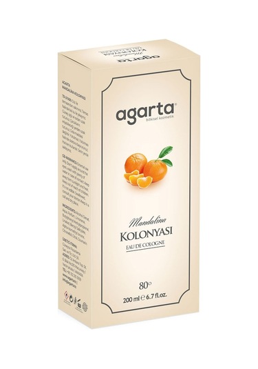 Agarta 80 Derece Mandalina EDC Kolonya 200 ML