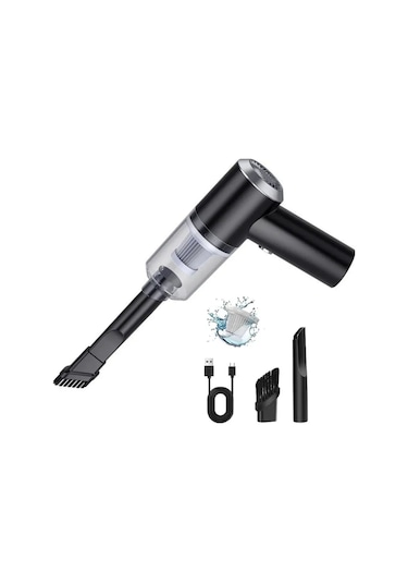 2 Yıl 2 Yıl Oto Kablosuz Mini Taşınabilir Araç İçi Şarjlı Şüpürge Araba Vakum Pompası Garantil Gold