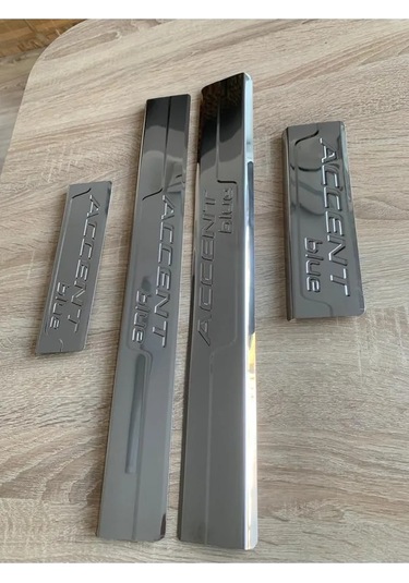 Hyundaı Blue Krom Kapı Eşiği 2011ve Sonrası Blue Yazılı Paslanma