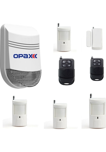 Opax Kablosuz Alarm 5'Li Set Fırsatı