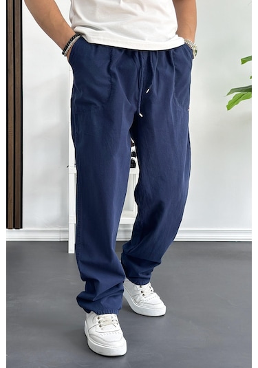 Edwoxmen Erkek Baggy Kalıp Pantolon Lacivert Edw130-lacivert Lacivert