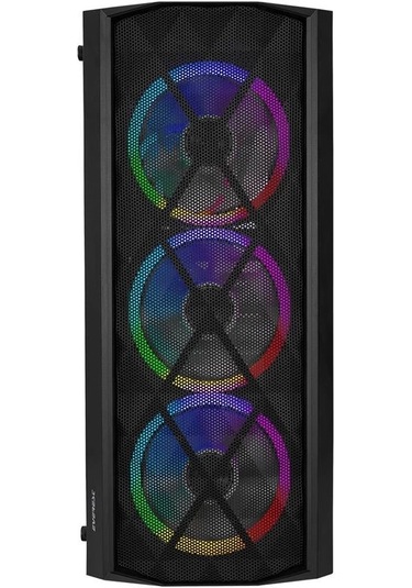 Everest Bumpy 4 12cm Rgb Fan 600w Apfc Tempered Camlı Atx Mid-t Gaming Oyuncu Kasası
