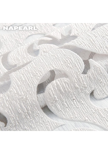 Krem 1 Pc Napearl Modern Yatak Odası Sırf Perde Moda Oturma Ev Pencere Perde Jakarlı Tül Perde W150cm X L270cm