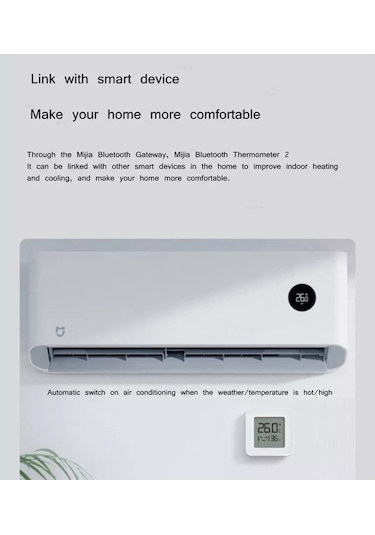 Xiaomi Mijia Bluetooth Sıcaklık Ve Nem Termometresi 2