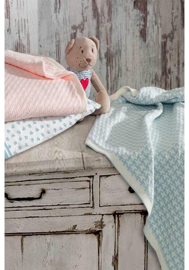 Ecocotton Baby Dream Bebek Battaniyesi Mavi 80 X 90 Cm Mavi