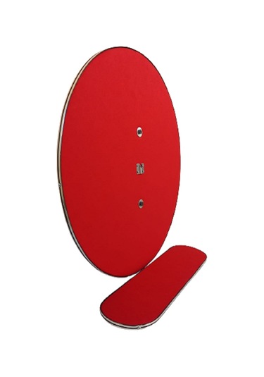 Dartsan DAY72R15K Raf Düzenekli Dart Arkalık Yuvarlak Kırmızı 72 CM