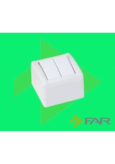 Far Sıva Üstü Anahtar Topraklı Priz Komitatör Sıva Üstü Anahtar